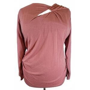 Liz Claiborne NEW Women's Rose Sparkly Sweater Plus Size 3X